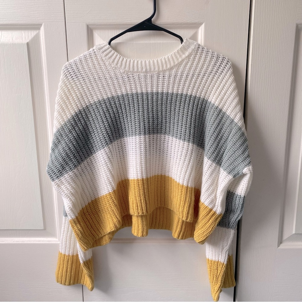 Striped Knit Sweater